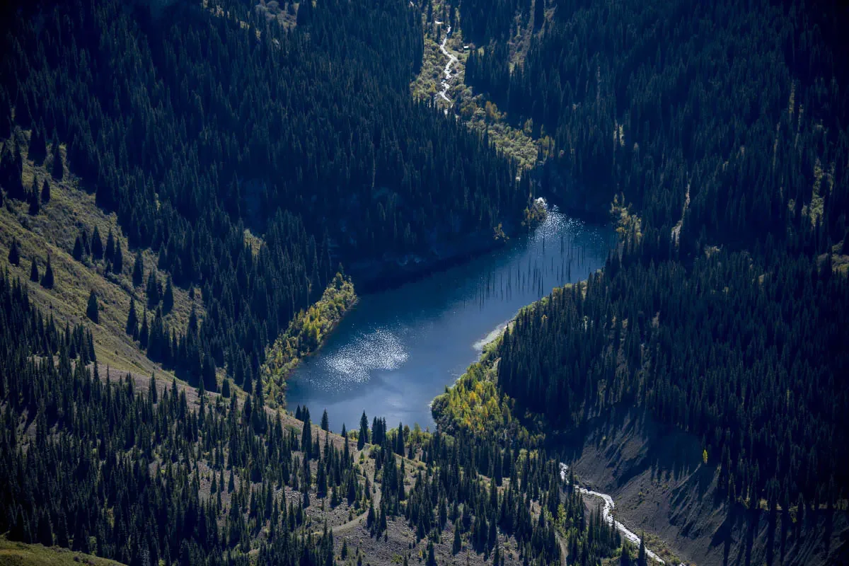 Kolsai Lakes National Park. Northern Tien Shan