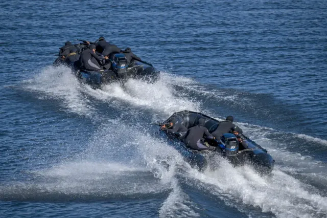 Training of Kazakhstan combat swimmers Search - 2018