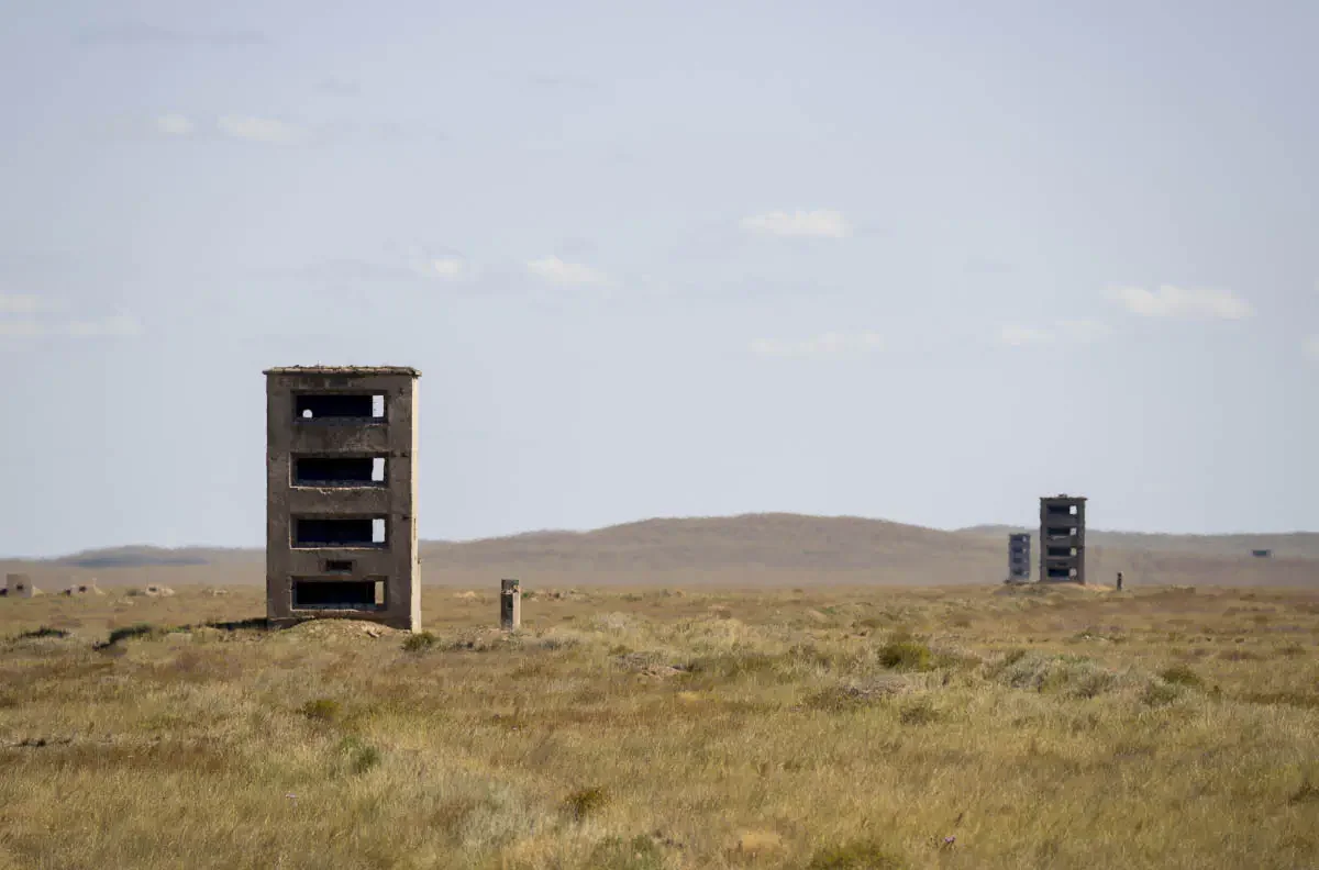The National Nuclear Center facilities are located on the territory of the former Semipalatinsk test site. During the Cold War, nuclear weapons were tested here. Kurchatov, East Kazakhstan