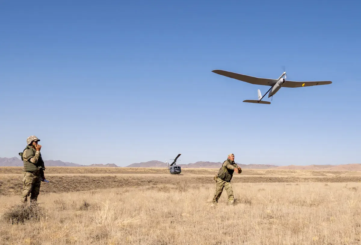 Exercises of the ground forces of Kazakhstan Karatau – 2017. Gvardeyskiy, Zhambyl region, Kazakhstan
