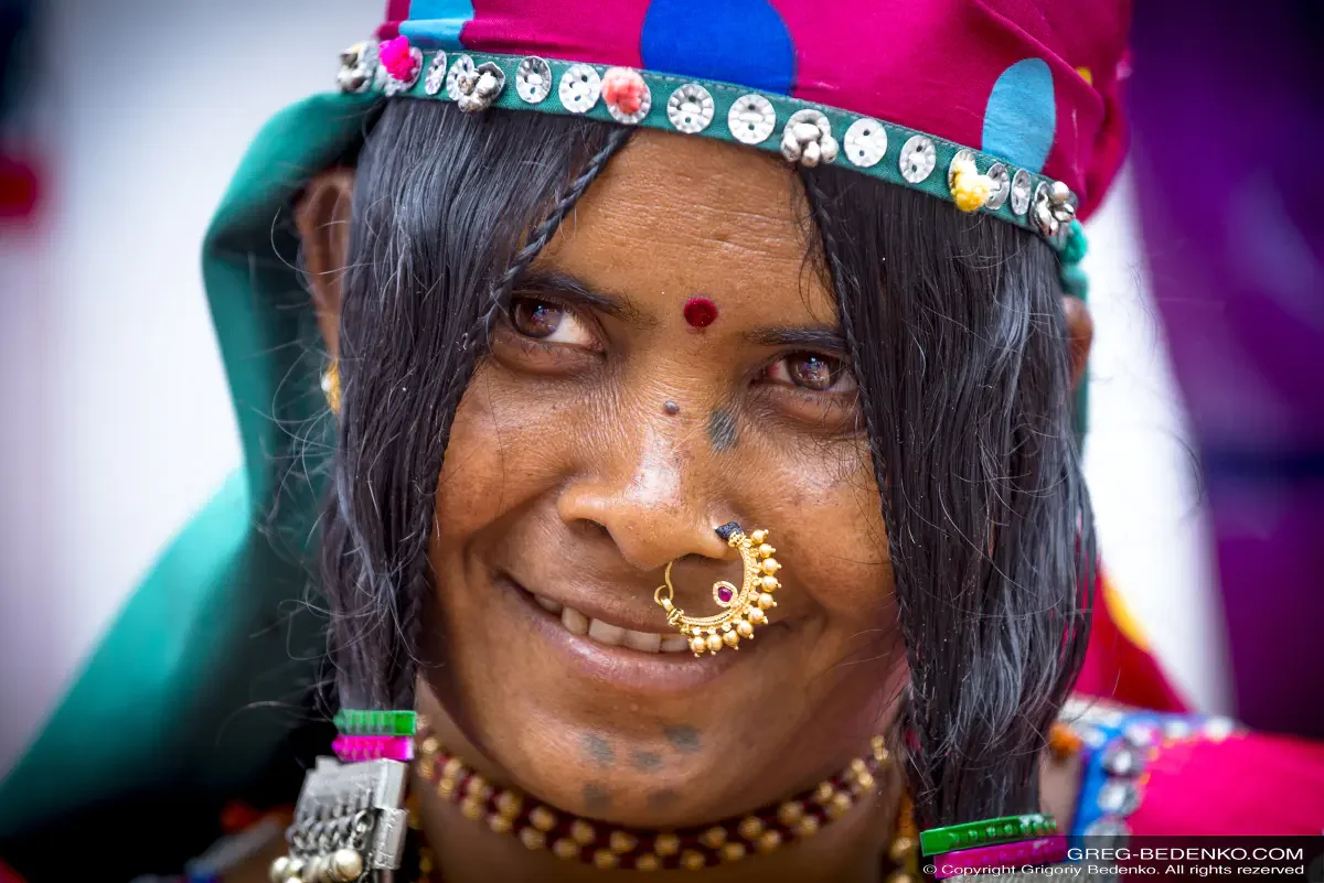 Indian woman. Goa, India