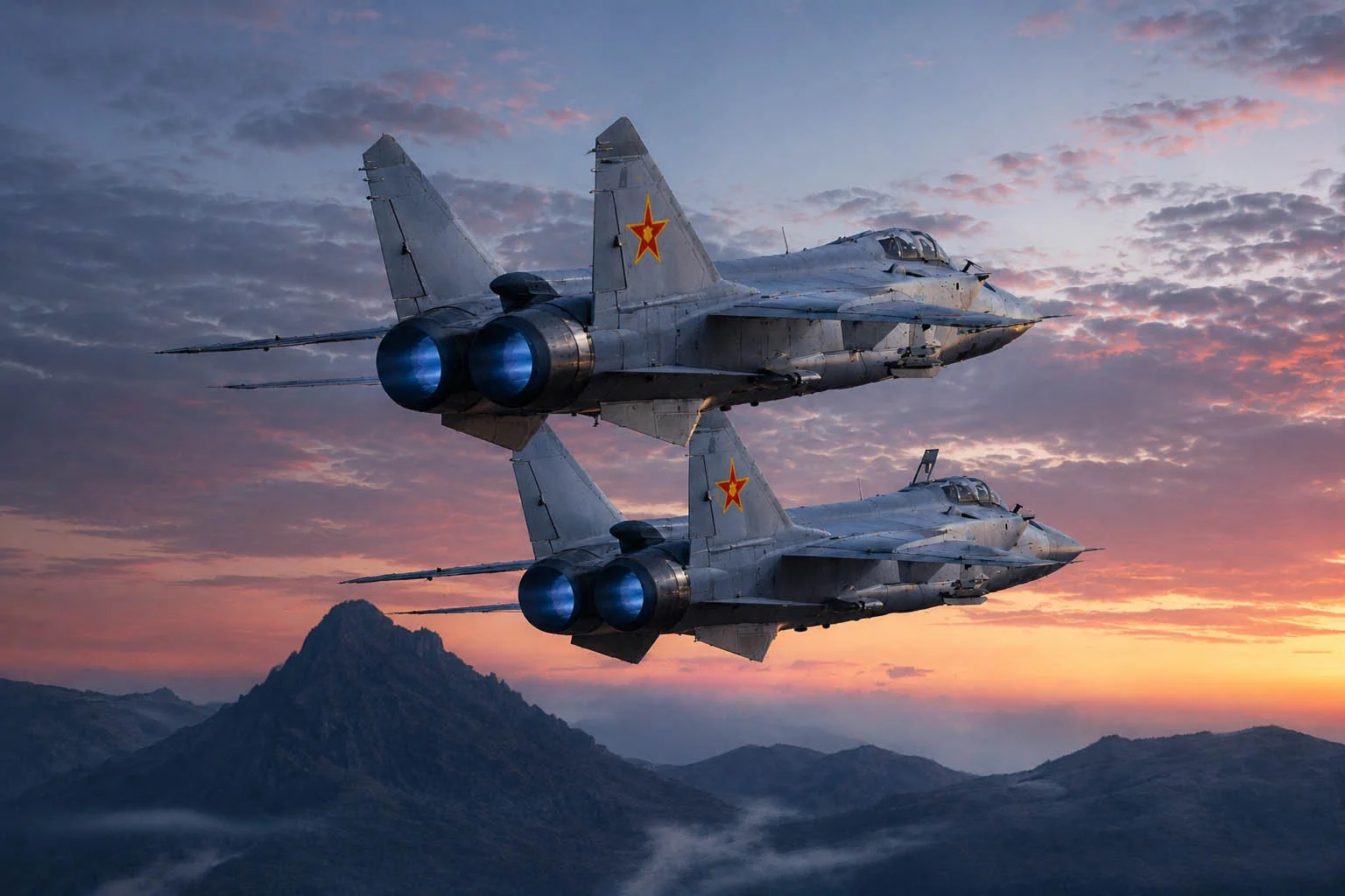 In the skies over Kazakhstan