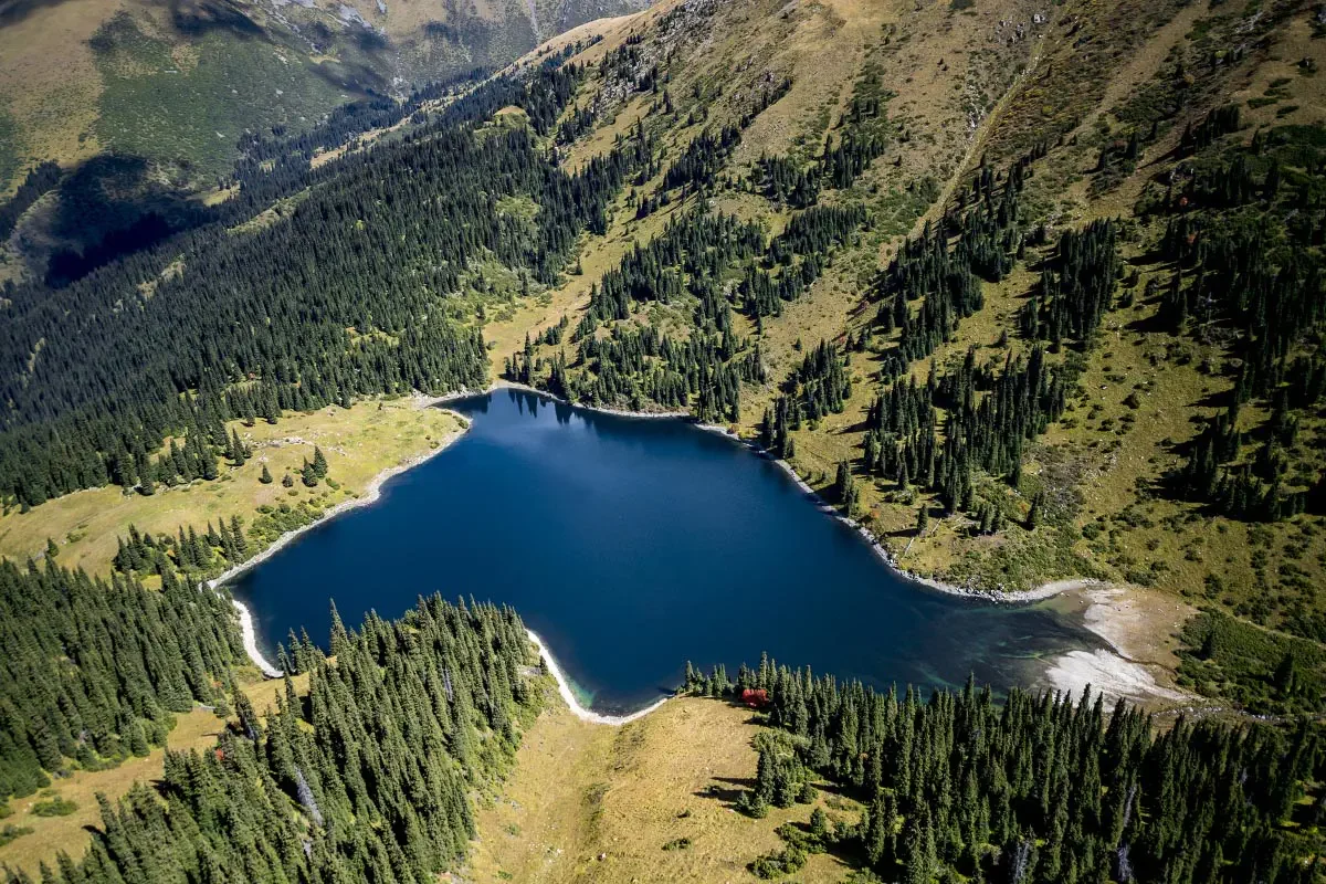 Kolsai Lakes National Park. Northern Tien Shan