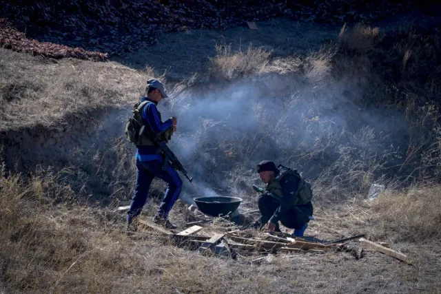 Training of Kazakhstan combat swimmers Search - 2018