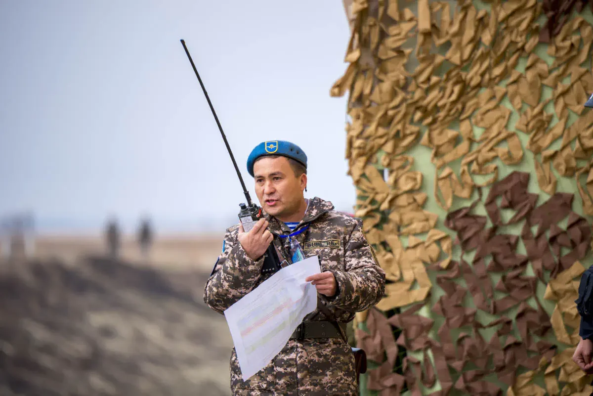 Indestructible brotherhood - 2017, joint Kazakh-Russian exercises of peacekeepers