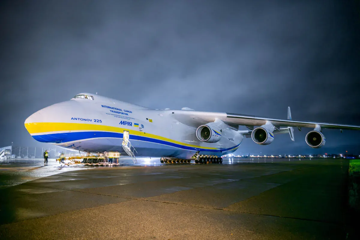 Antonov An-225 Mriya at Almaty International Airport
