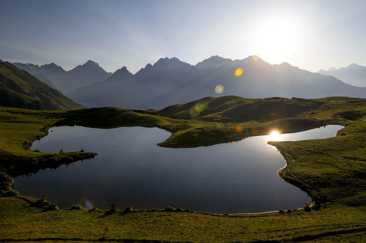 Koruldi Lakes. Svaneti, Georgia
