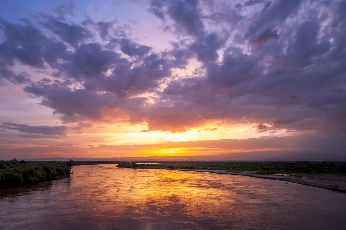 Ili river (сhinese: 伊犁河). South-East Kazakhstan