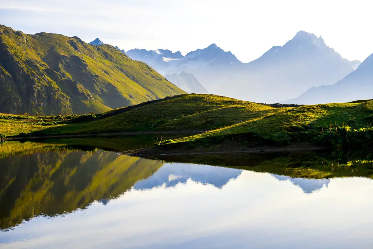 Koruldi Lakes. Svaneti, Georgia
