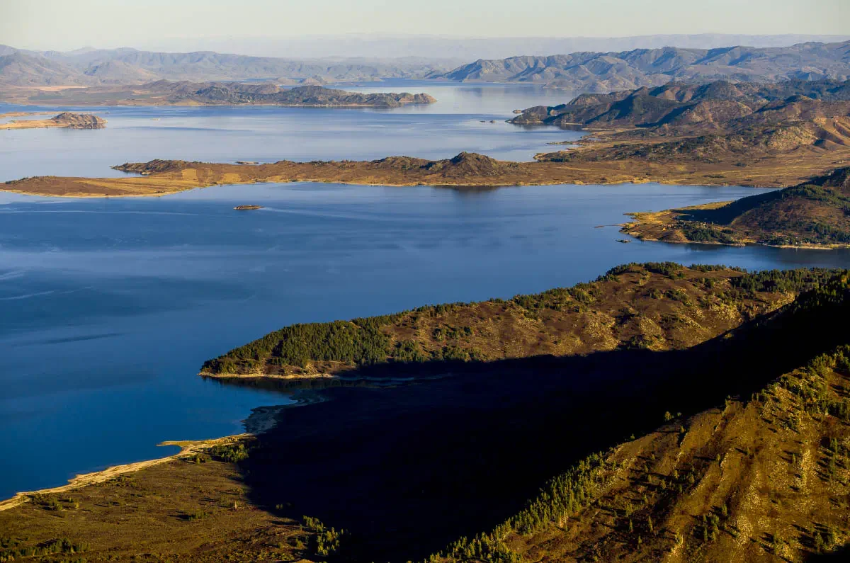 Bukhtarma reservoir. Eastern Kazakhstan