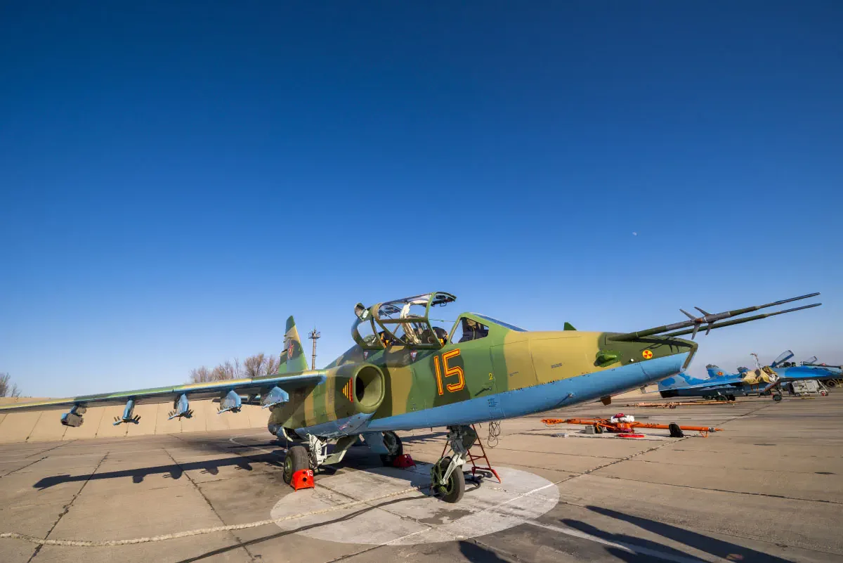 Су-25УБМ ВВС Казахстана