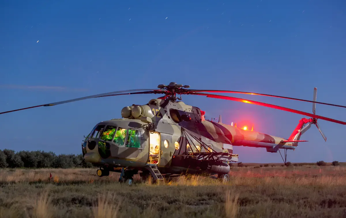 Ми-171Ш Пограничной службы Казахстана