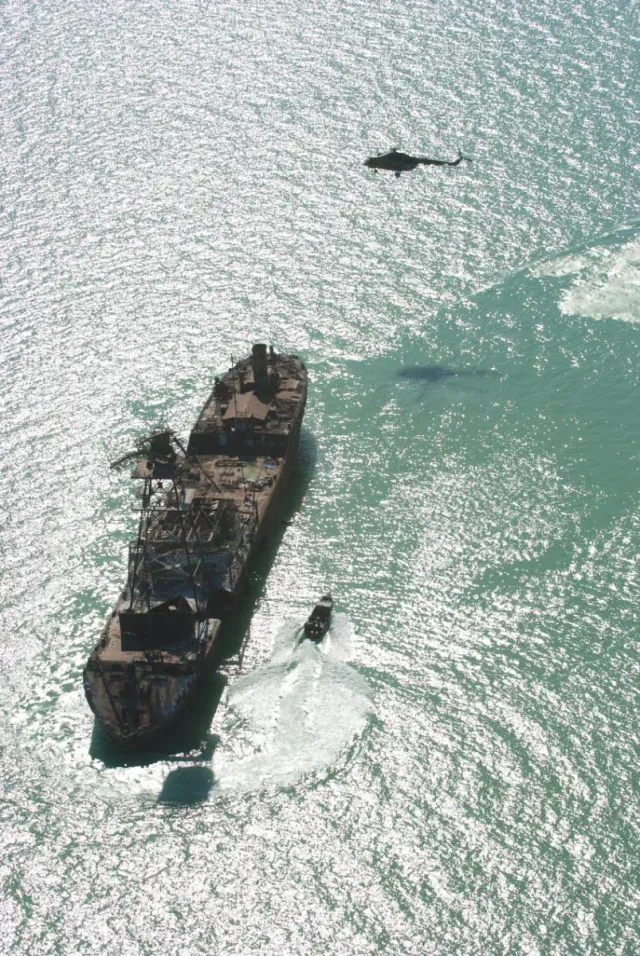 Подразделения береговой охраны Казахстана охраняют водную границу страны на Каспийском море
