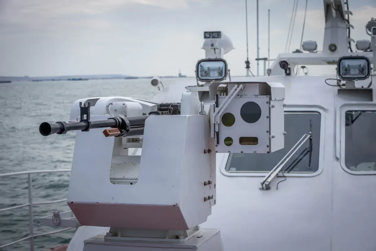 Units of the Kazakh Coast Guard control the water border of Kazakhstan on the Caspian Sea