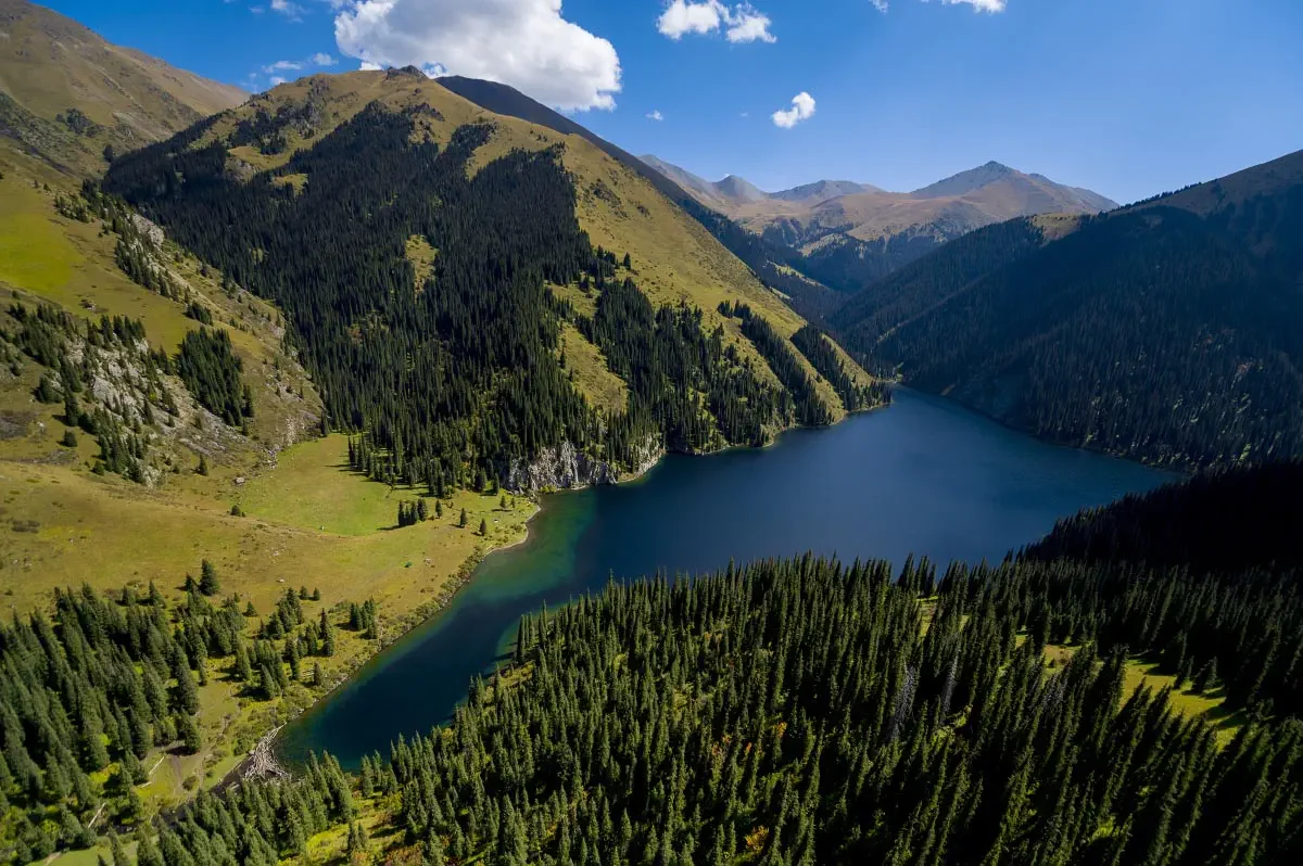 Kolsai Lakes National Park. Northern Tien Shan