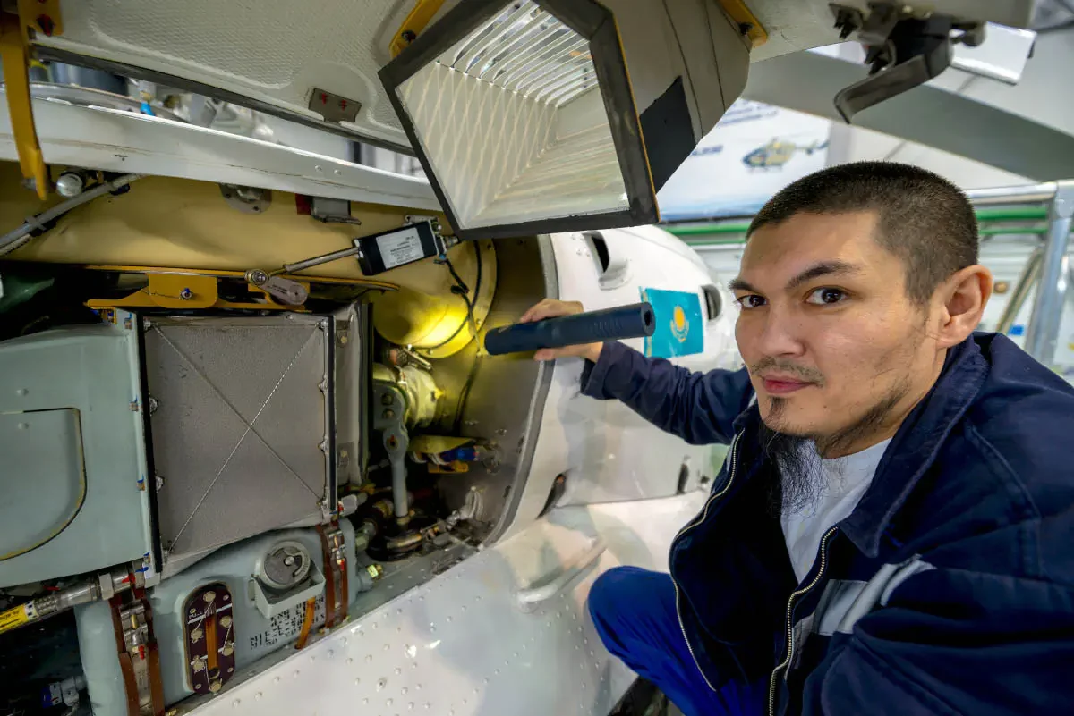 Eurocopter Kazakhstan Engineering (EKE) - plant for assembly, maintenance and training of flight personnel. Nur-Sultan, Kazakhstan