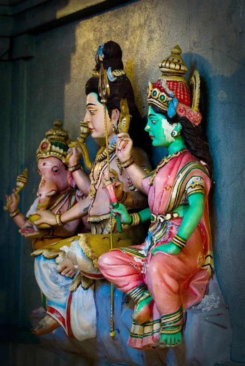 The Hindu temple on the Pangkor island, Malaysia