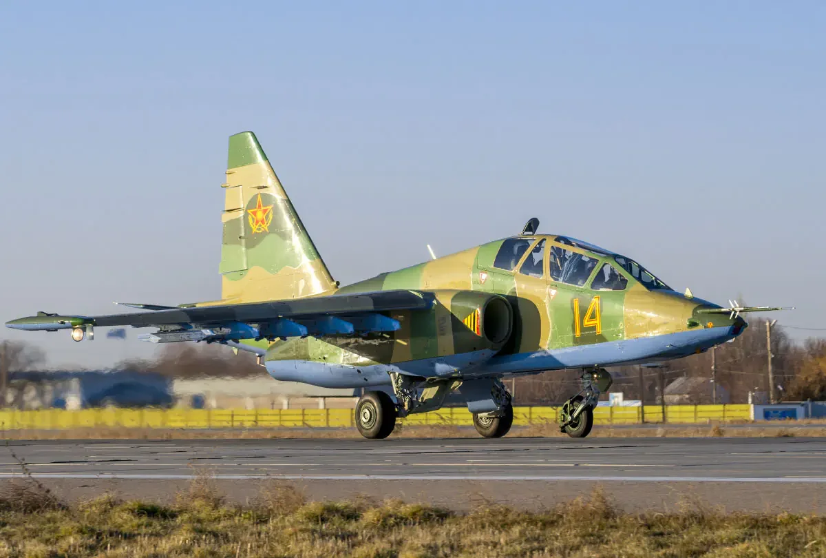 Су-25УБМ ВВС Казахстана