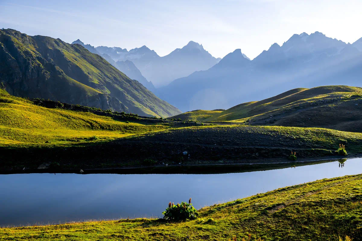 Koruldi Lakes. Svaneti, Georgia