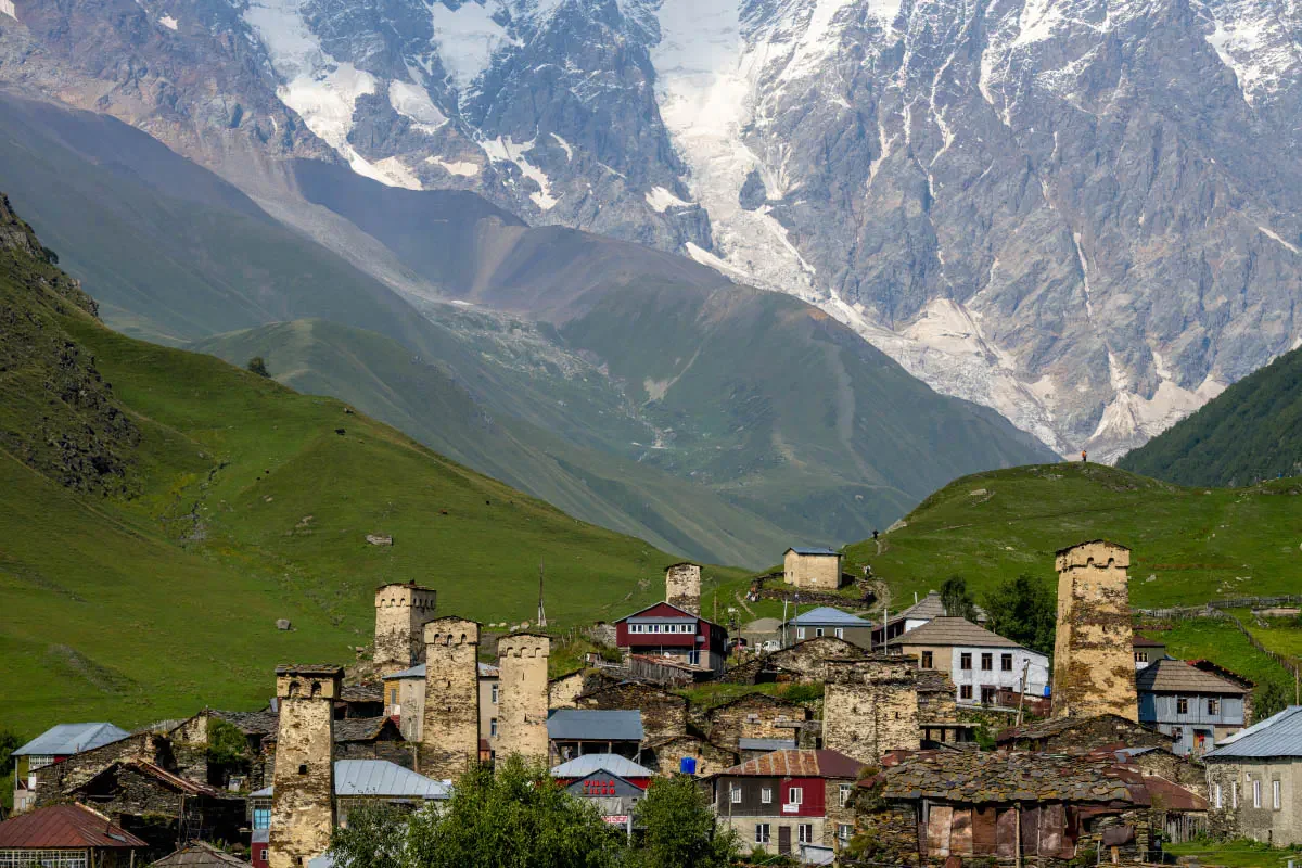 Ushguli. Samegrelo-Zemo Svaneti region, Georgia