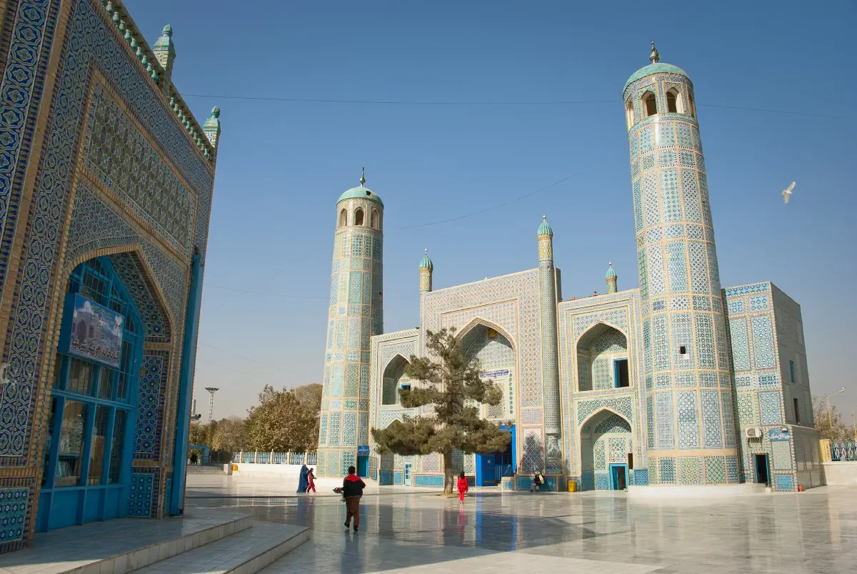 Mosque of Hazrat Ali. Mazar-i-Sharif, Afghanistan