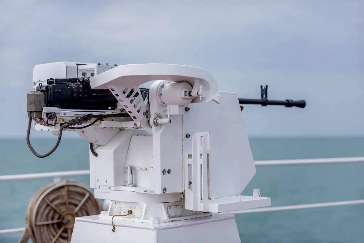 Units of the Kazakh Coast Guard control the water border of Kazakhstan on the Caspian Sea