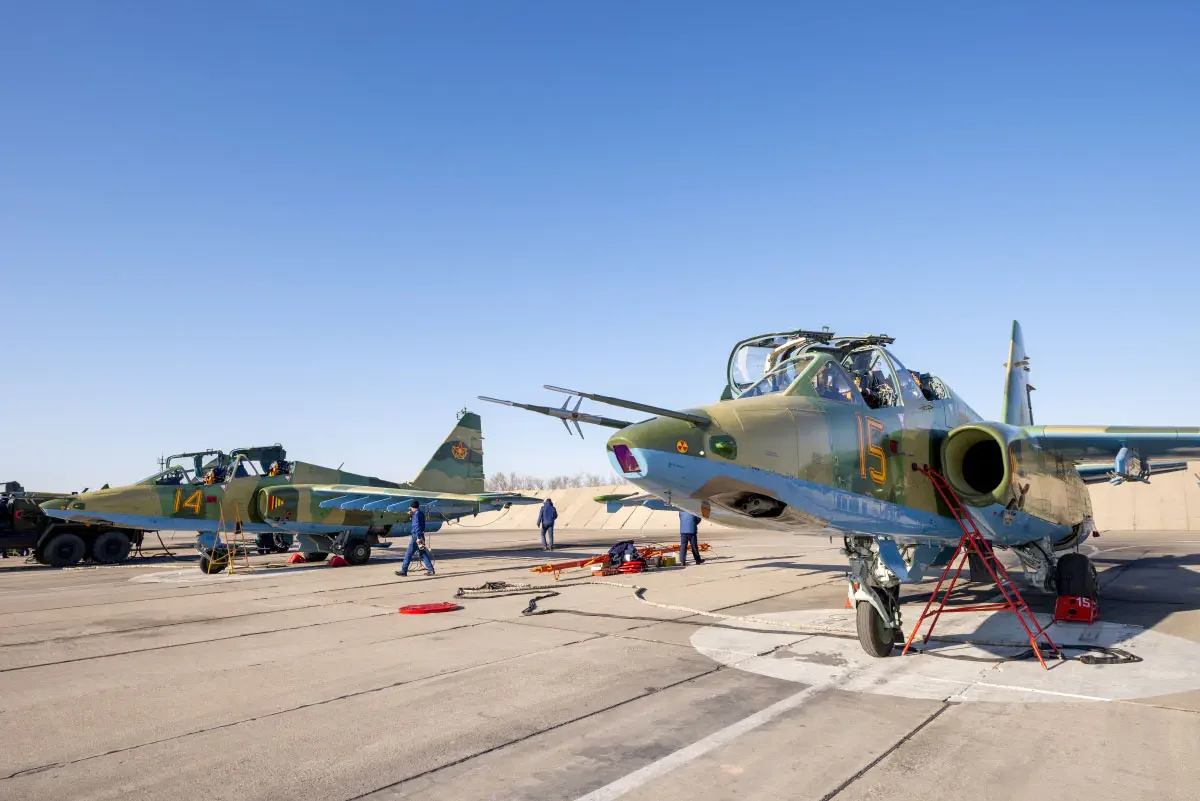 Су-25УБМ ВВС Казахстана