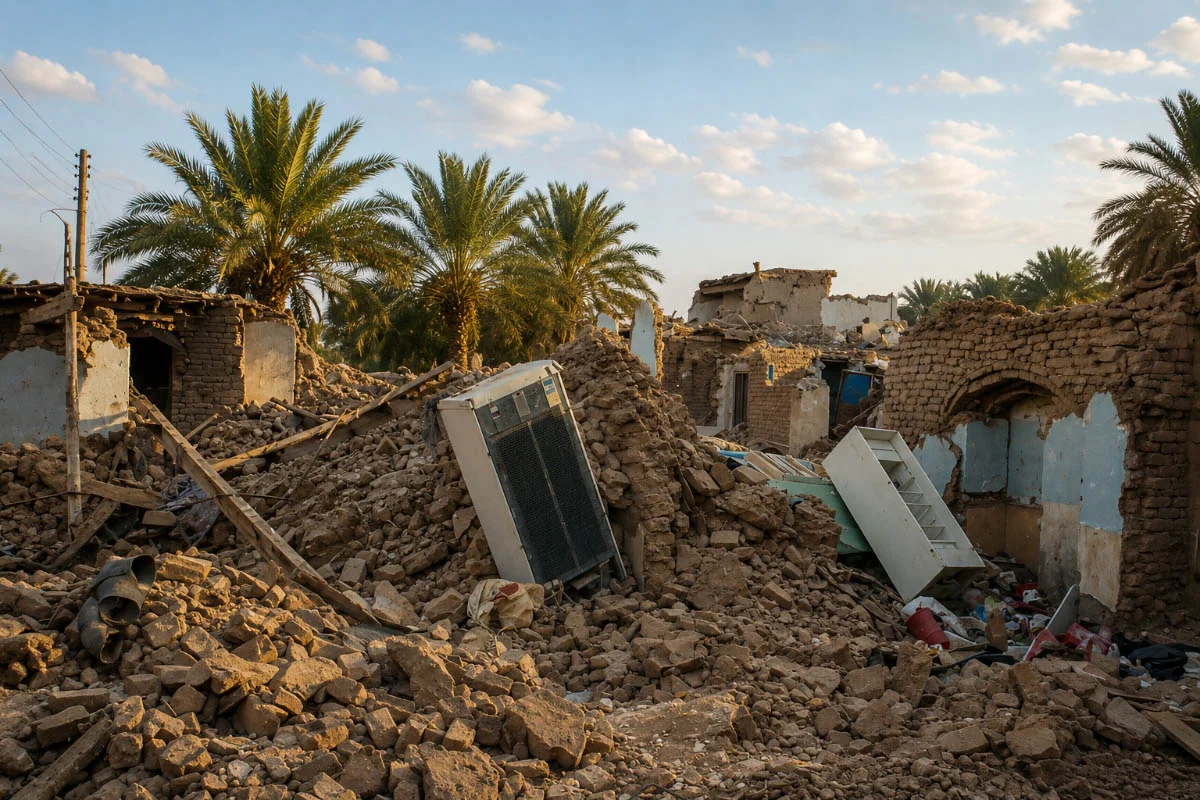 Bam earthquake. Iran (2003)