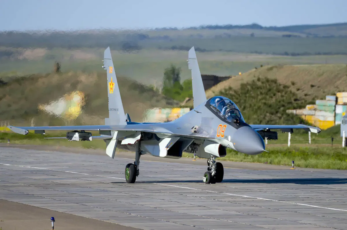 Су-30СМ ВВС Казахстана