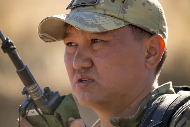 Training of Kazakhstan combat swimmers Search - 2018