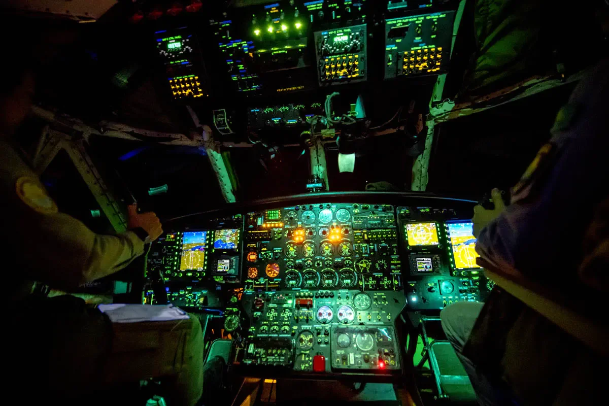 Shaanxi Y-8 F200 W Kazakhstan National Guard in flight