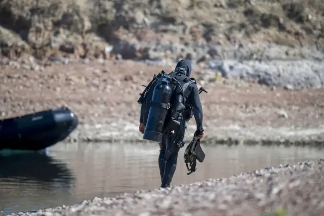 Training of Kazakhstan combat swimmers Search - 2018