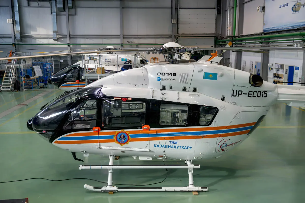 Eurocopter Kazakhstan Engineering (EKE) - plant for assembly, maintenance and training of flight personnel. Nur-Sultan, Kazakhstan