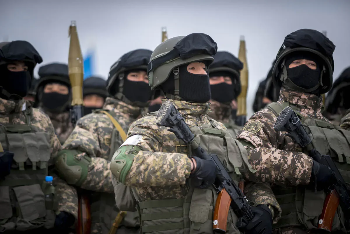 The Armed Forces of Kazakhstan holds Battle Parades (Russian: Боевой парад) every couple of years on 7 May, which is Defender of the Fatherland Day in Kazakhstan