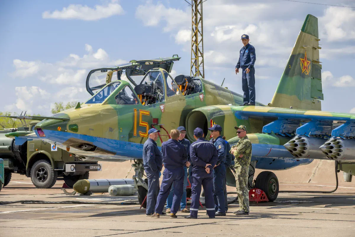 Су-25УБМ ВВС Казахстана