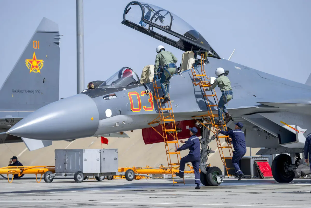 Су-30СМ ВВС Казахстана
