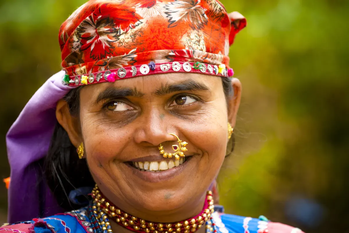 Indian woman. Goa, India