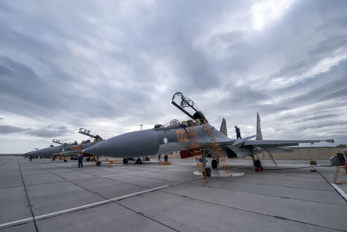Су-30СМ ВВС Казахстана