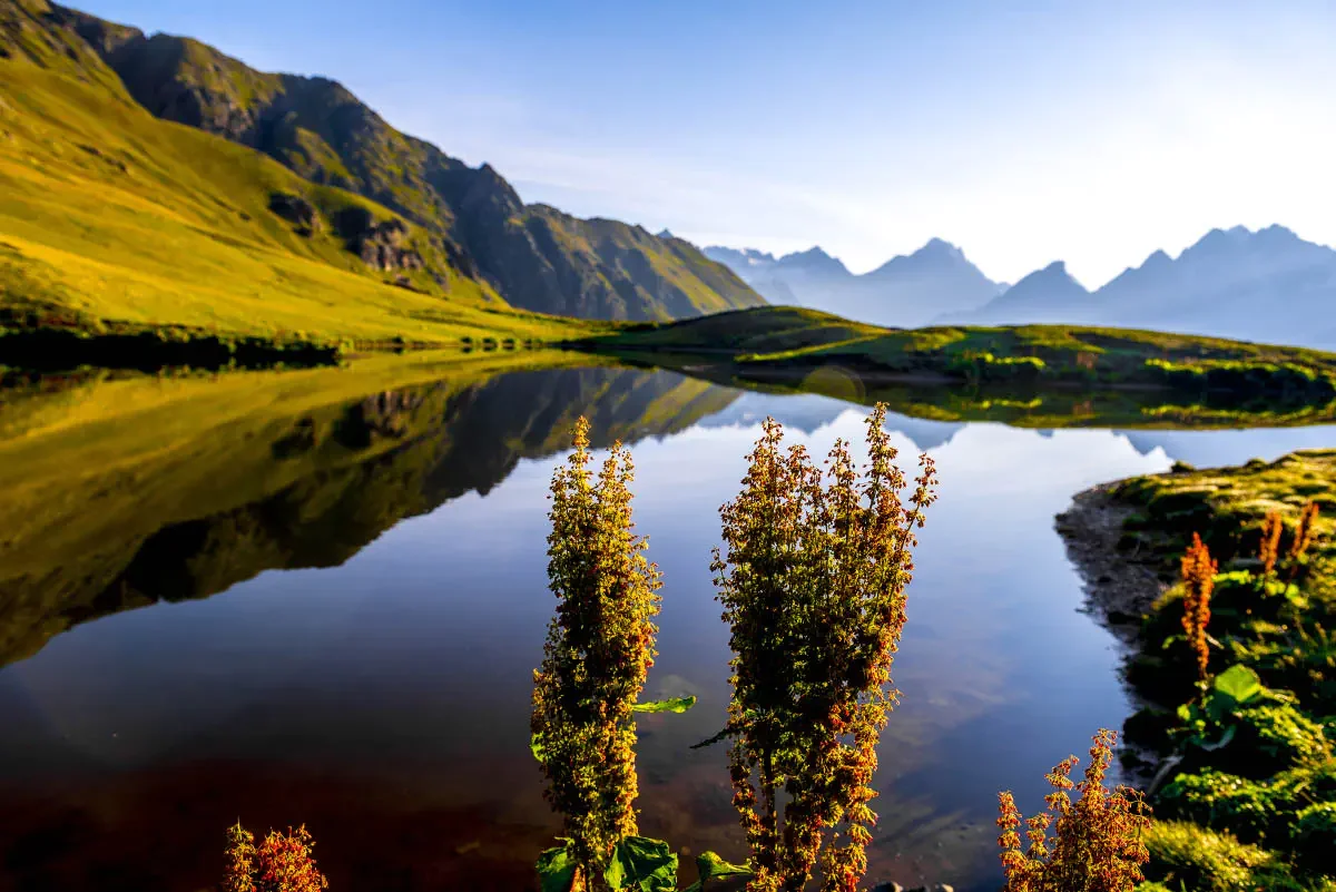 Koruldi Lakes. Svaneti, Georgia