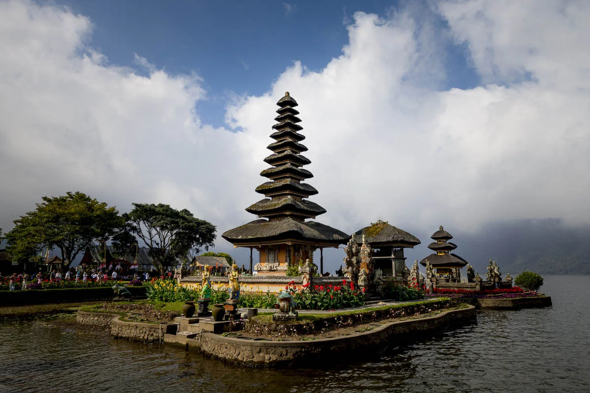 Pura Ulun Danu Beratan (The temple complex). Bali island, Indonesia