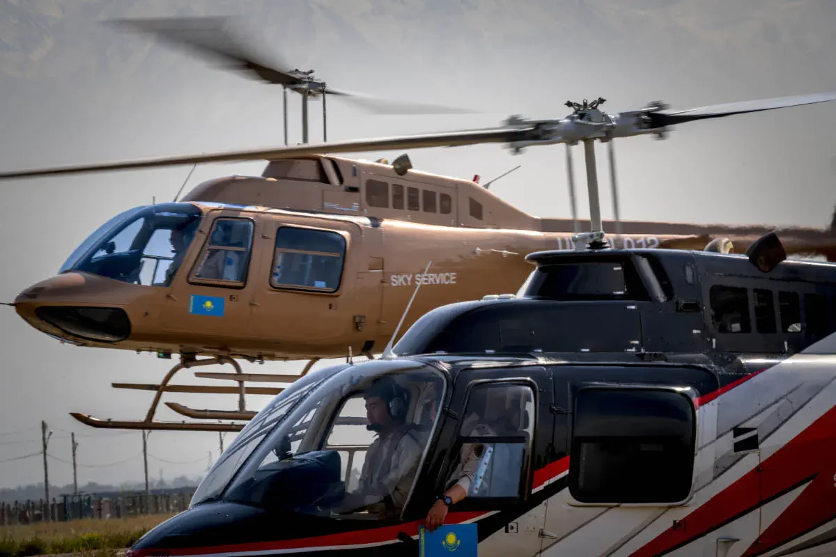 Sky School, helicopter school in Almaty, Kazakhstan