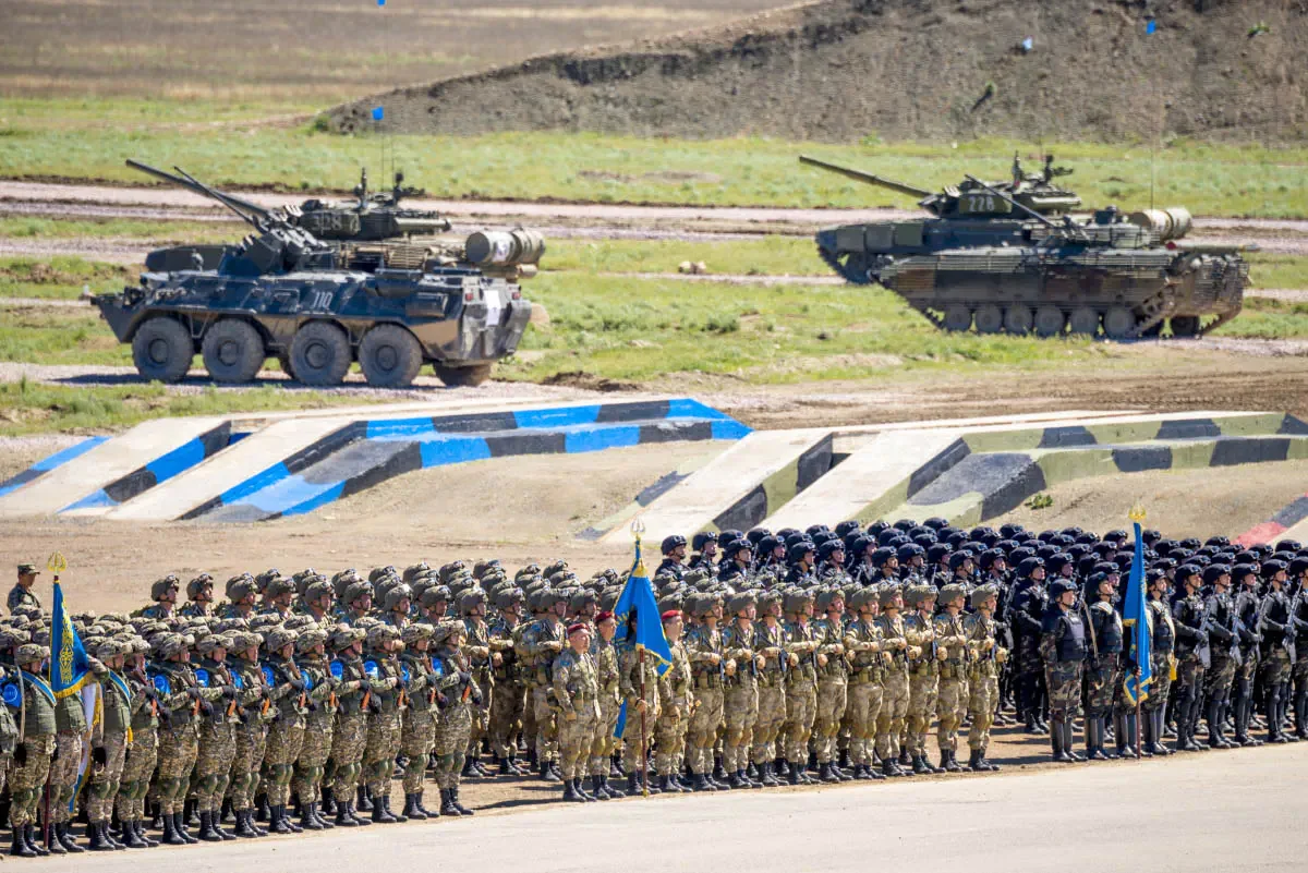 Вооружённые силы Казахстана раз в несколько лет проводят Боевой парад 7 мая, в День защитника Отечества