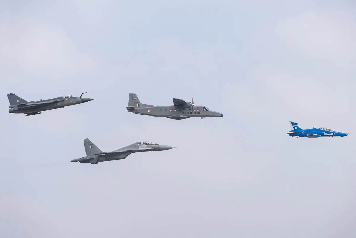 Международный авиасалон Aero India — 2017. Авиабаза Елаханка, Бангалор, Индия