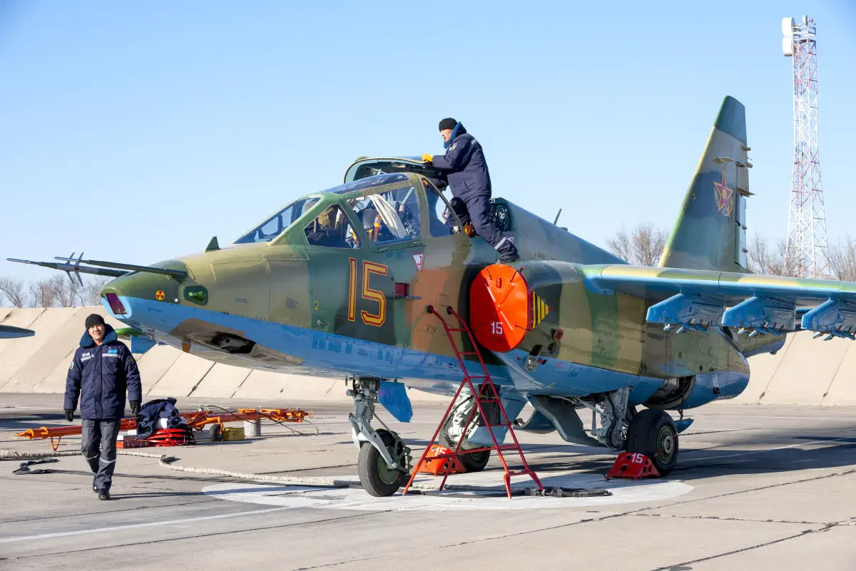 Су-25УБМ ВВС Казахстана