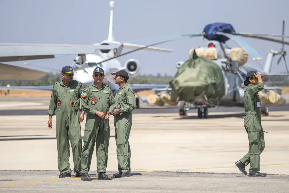 International Aviation show Aero India-2017. Yelahanka air force station, Bengaluru, India