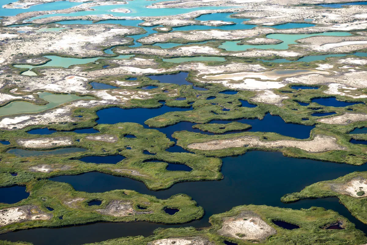 Southern coast of Balkhash lake