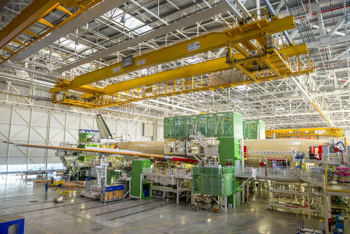 Главный завод Airbus. Аэропорт Тулуза — Бланьяк, Франция