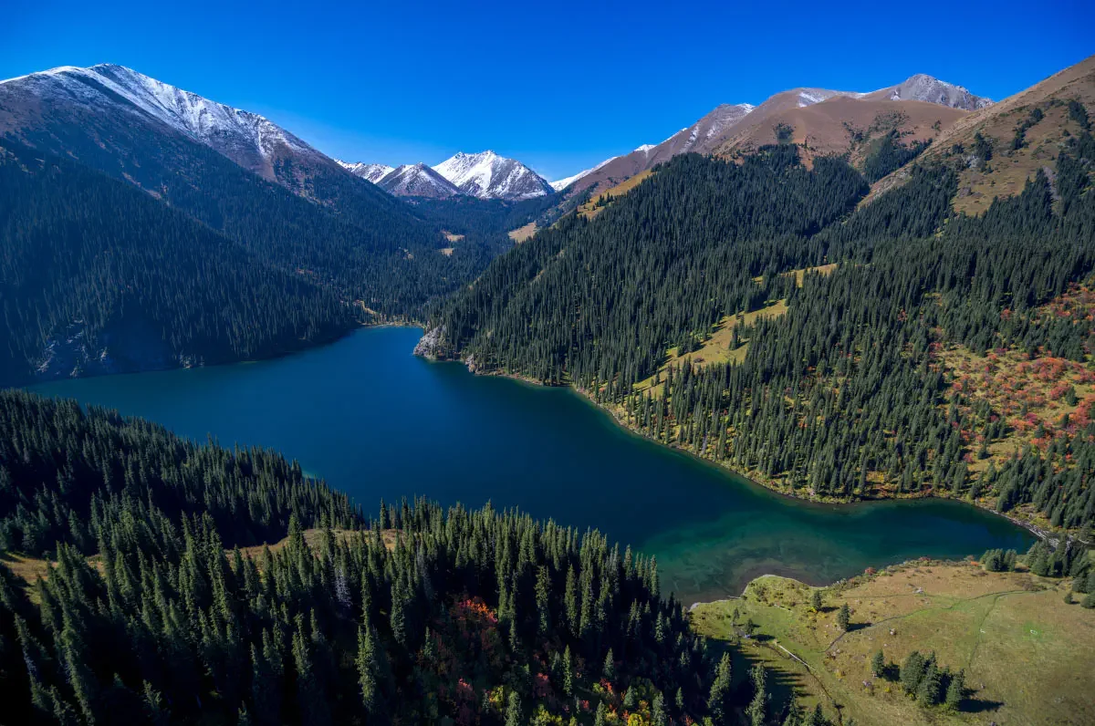 Kolsai Lakes National Park. Northern Tien Shan