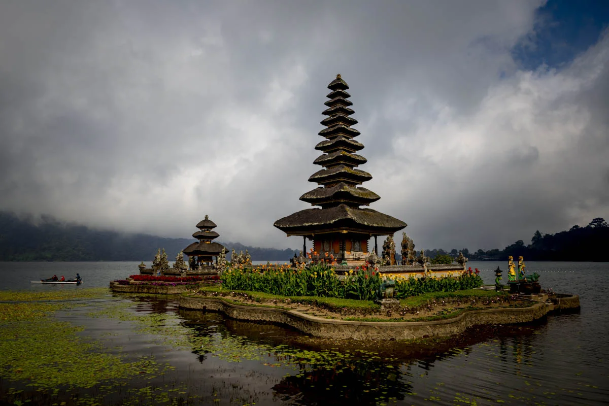 Pura Ulun Danu Beratan (The temple complex). Bali island, Indonesia