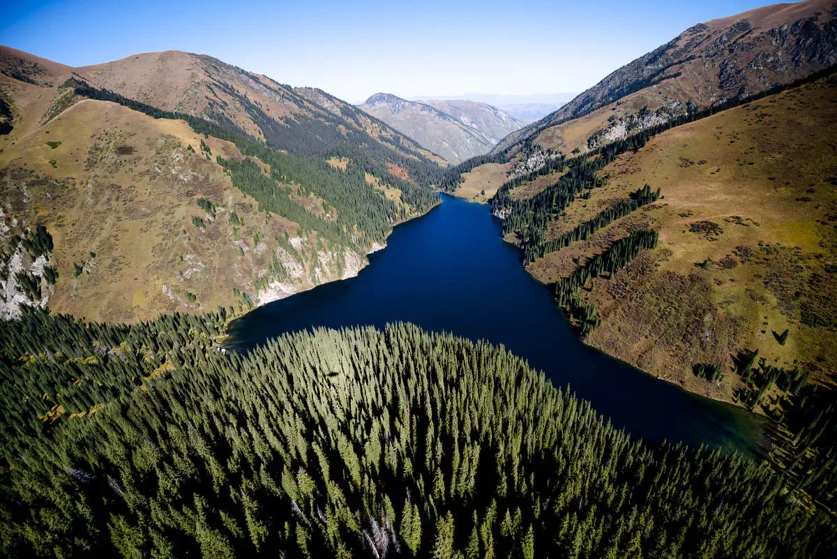Kolsai Lakes National Park. Northern Tien Shan
